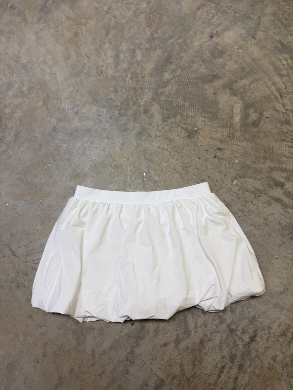 lululemon athletica White Bubble Skater Skirt